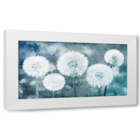 Make A Wish White Modern Wood Framed Art Print by Villa, Mlli