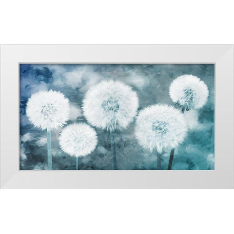 Make A Wish White Modern Wood Framed Art Print by Villa, Mlli
