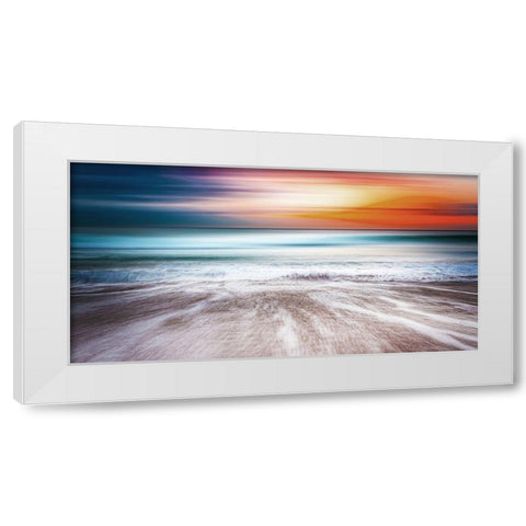 Look Out To Sea White Modern Wood Framed Art Print by Villa, Mlli