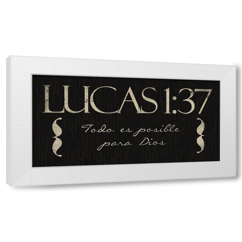 Lucas Todo White Modern Wood Framed Art Print by Villa, Mlli