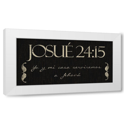 Josue Yo White Modern Wood Framed Art Print by Villa, Mlli