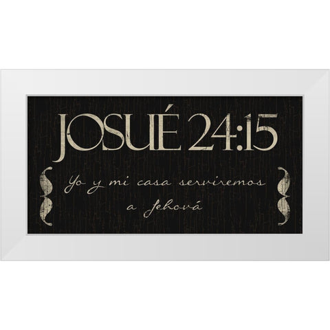 Josue Yo White Modern Wood Framed Art Print by Villa, Mlli