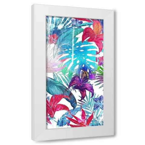 Bushel Of Tropical Mate White Modern Wood Framed Art Print by Villa, Mlli