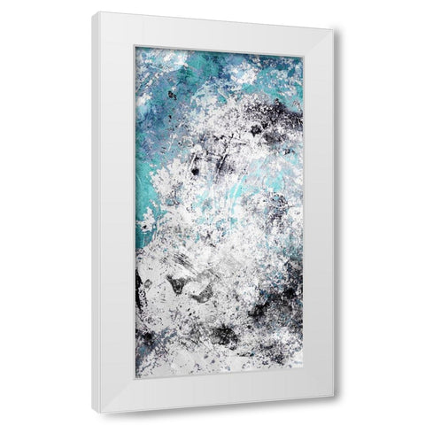 Chaotic Calm One White Modern Wood Framed Art Print by Villa, Mlli