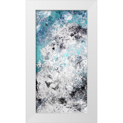 Chaotic Calm One White Modern Wood Framed Art Print by Villa, Mlli