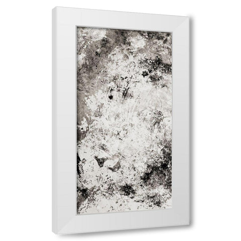 Chaotic Calm One Neutral White Modern Wood Framed Art Print by Villa, Mlli