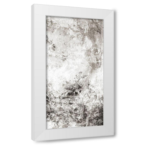 Chaotic Calm Two Neutral White Modern Wood Framed Art Print by Villa, Mlli