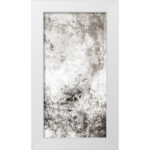 Chaotic Calm Two Neutral White Modern Wood Framed Art Print by Villa, Mlli