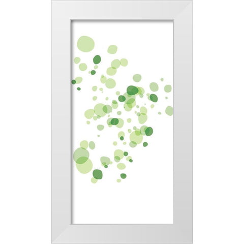 Turtle Spots White Modern Wood Framed Art Print by Villa, Mlli