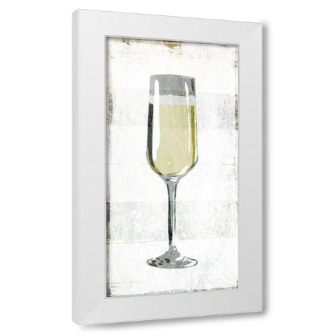 Champagne White Modern Wood Framed Art Print by Villa, Milli