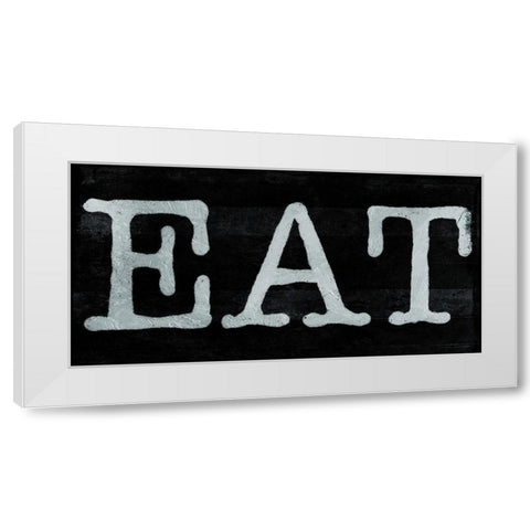 ReEat White Modern Wood Framed Art Print by Villa, Milli