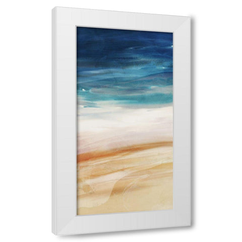 Sea Flow 1 White Modern Wood Framed Art Print by Villa, Milli