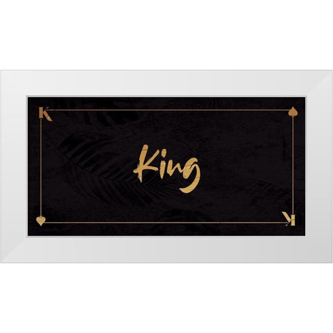King White Modern Wood Framed Art Print by Villa, Milli