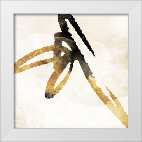 Line Scribble White Modern Wood Framed Art Print by Villa, Milli