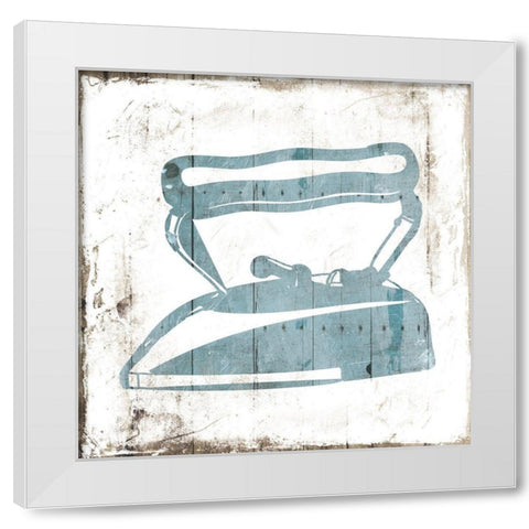 Iron Laundry White Modern Wood Framed Art Print by Villa, Mlli