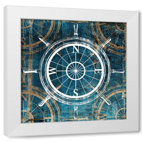 Find the Sea White Modern Wood Framed Art Print by Villa, Mlli
