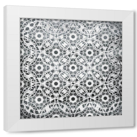 Silver Scope White Modern Wood Framed Art Print by Villa, Mlli