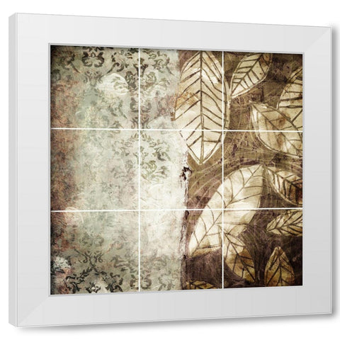 Thinking Mess White Modern Wood Framed Art Print by Villa, Mlli