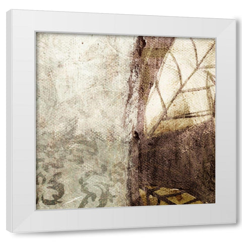 Mess Eight White Modern Wood Framed Art Print by Villa, Mlli