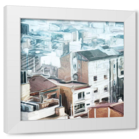 Small City High White Modern Wood Framed Art Print by Villa, Mlli