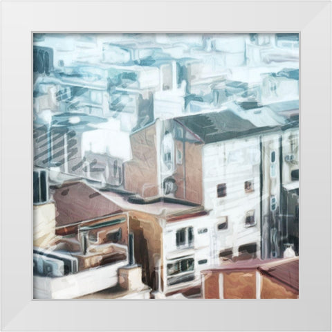 Small City High White Modern Wood Framed Art Print by Villa, Mlli
