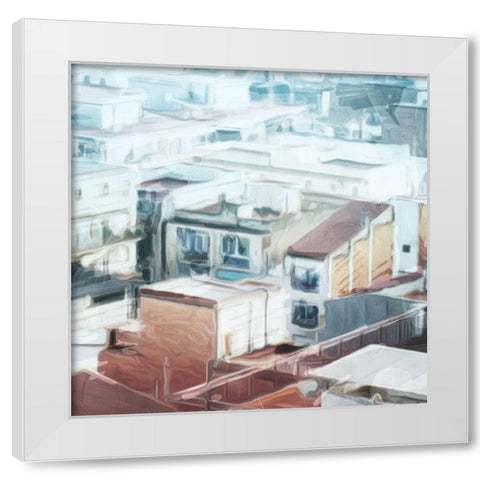 Small City High Mate White Modern Wood Framed Art Print by Villa, Mlli