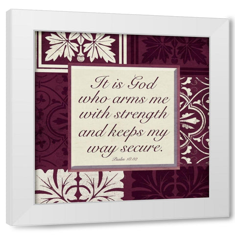 My Way White Modern Wood Framed Art Print by Villa, Mlli