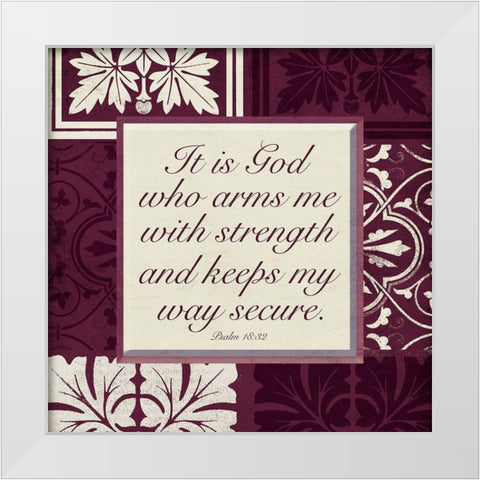 My Way White Modern Wood Framed Art Print by Villa, Mlli