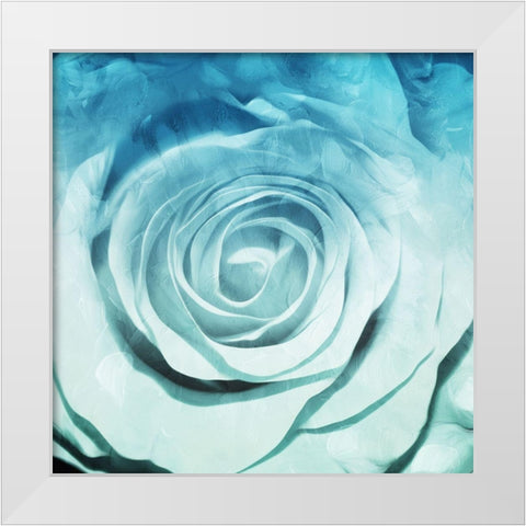 Sky Flower White Modern Wood Framed Art Print by Villa, Mlli