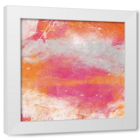 Bright Meditation White Modern Wood Framed Art Print by Villa, Mlli