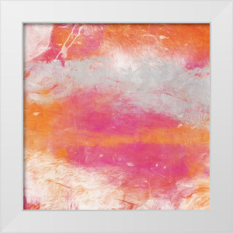 Bright Meditation White Modern Wood Framed Art Print by Villa, Mlli