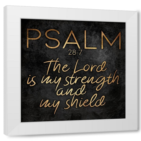 Gold Bold Lord White Modern Wood Framed Art Print by Villa, Mlli