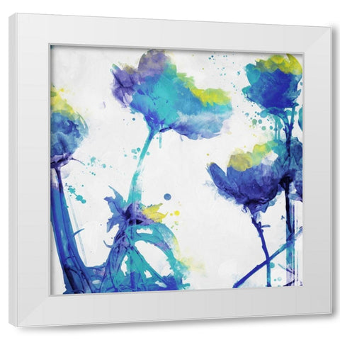 Flowers are Watered Mate White Modern Wood Framed Art Print by Villa, Mlli