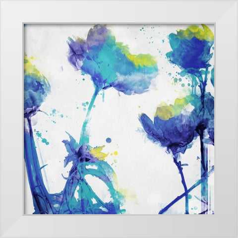 Flowers are Watered Mate White Modern Wood Framed Art Print by Villa, Mlli