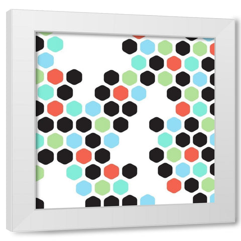 Digital Cool White Modern Wood Framed Art Print by Villa, Mlli
