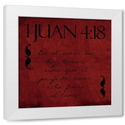 Juan En White Modern Wood Framed Art Print by Villa, Mlli