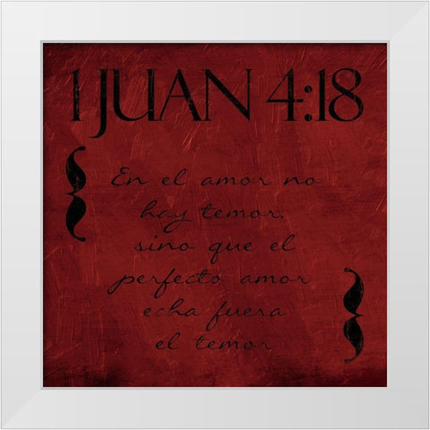 Juan En White Modern Wood Framed Art Print by Villa, Mlli