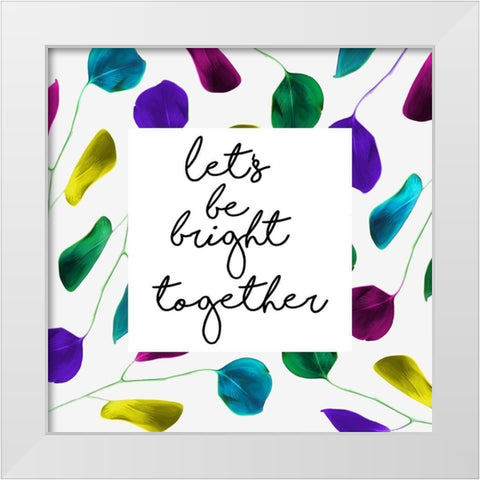 Add Love And Water White Modern Wood Framed Art Print by Villa, Mlli
