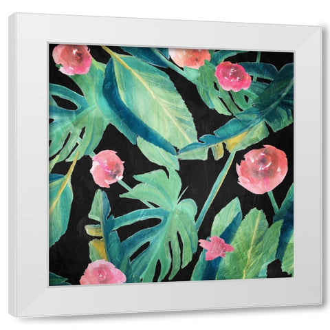 Tropical Thunder White Modern Wood Framed Art Print by Villa, Mlli