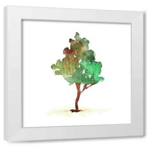 Water The Tree White Modern Wood Framed Art Print by Villa, Mlli