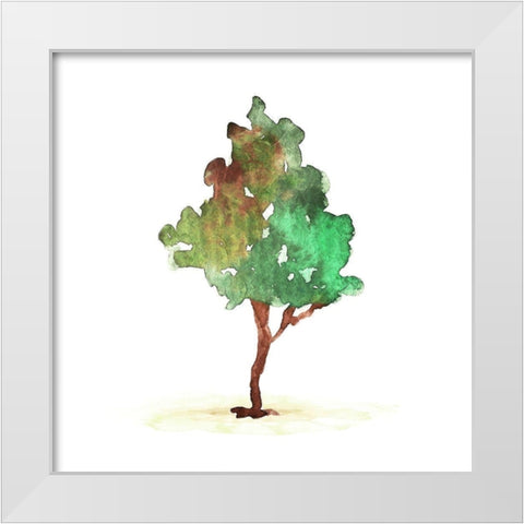 Water The Tree White Modern Wood Framed Art Print by Villa, Mlli