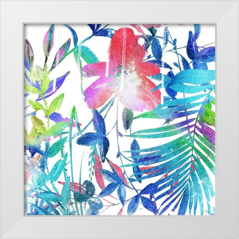 Colorful Arrangement Mate White Modern Wood Framed Art Print by Villa, Mlli