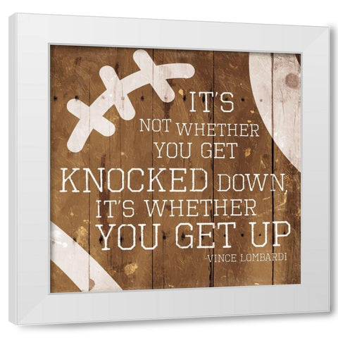 Knocked Down White Modern Wood Framed Art Print by Villa, Mlli