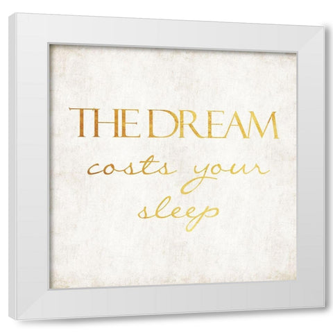 The Dream White Modern Wood Framed Art Print by Villa, Mlli