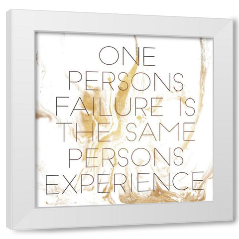One Persons White Modern Wood Framed Art Print by Villa, Mlli