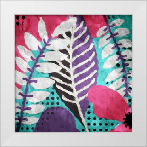 Flower Bunch One White Modern Wood Framed Art Print by Villa, Mlli