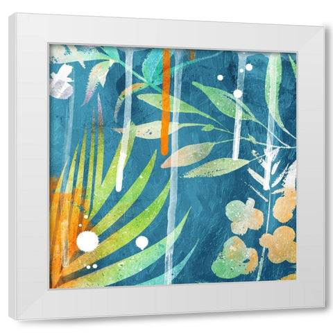 Tropical Thoughts One White Modern Wood Framed Art Print by Villa, Mlli