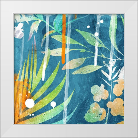 Tropical Thoughts One White Modern Wood Framed Art Print by Villa, Mlli