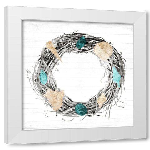 Time For the Coast Mate White Modern Wood Framed Art Print by Villa, Mlli