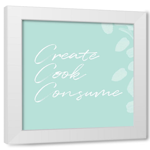 CCC White Modern Wood Framed Art Print by Villa, Mlli
